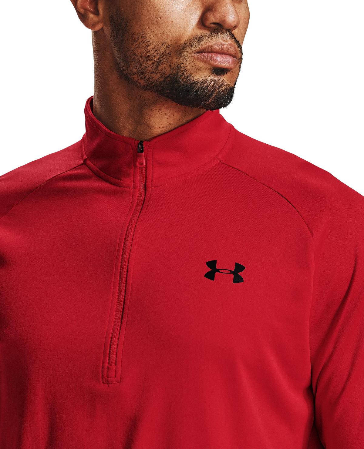 UA Tech 2.0 1/2 Zip - Red / Black - 602