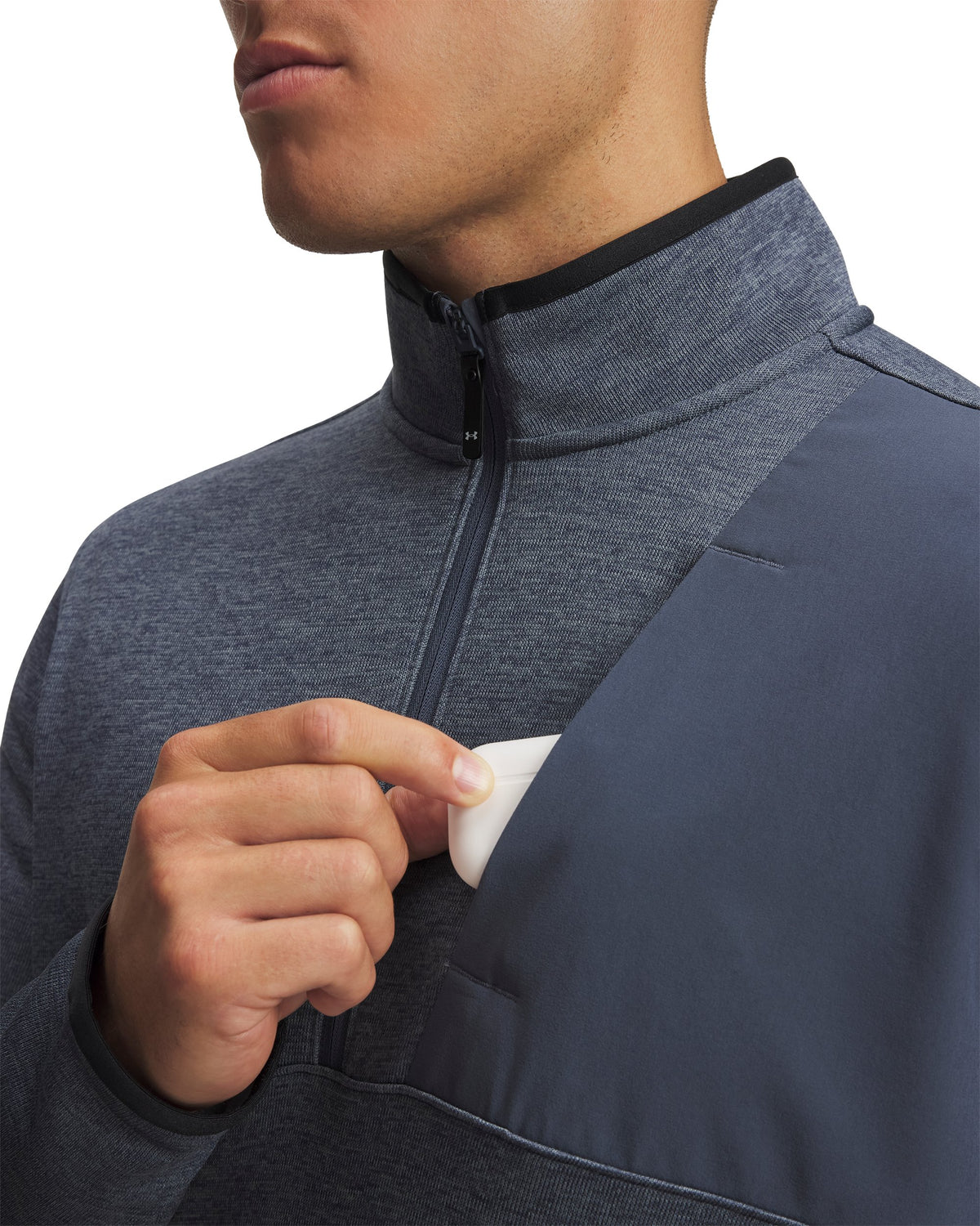 UA Drive SweaterFleece HZ - כחול-אפור / כחול-אפור - 044