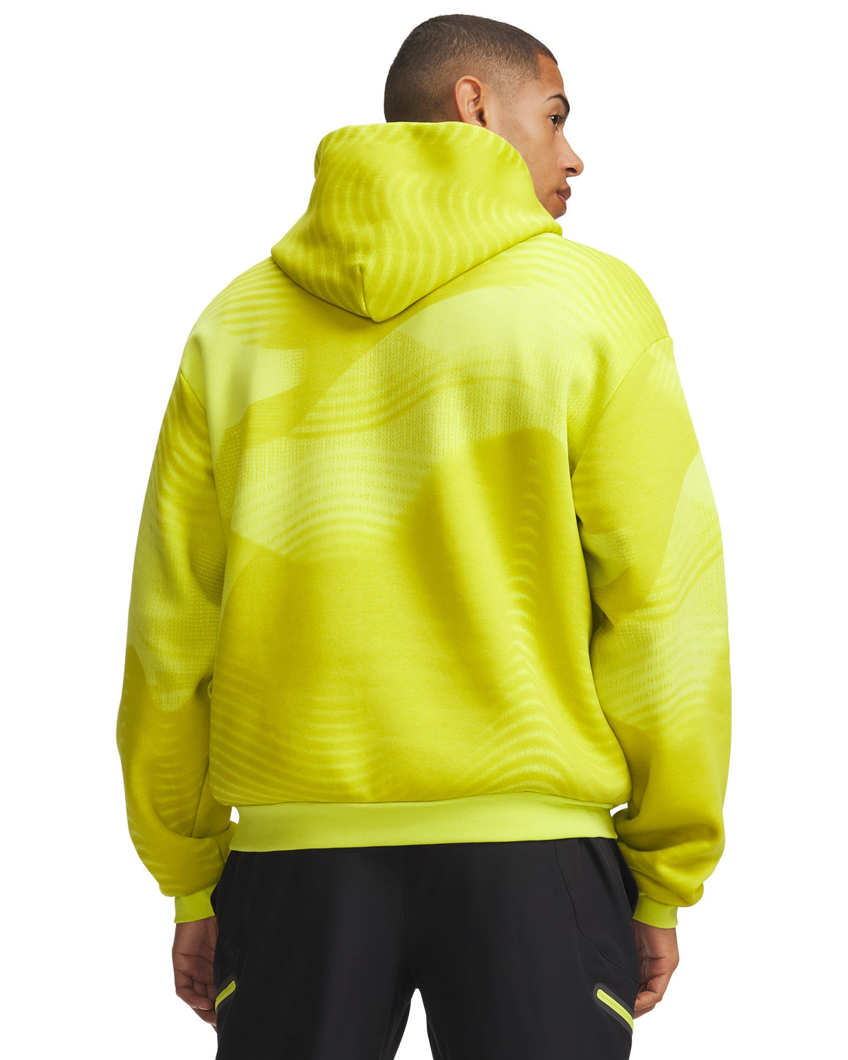 UA Icon Fleece Printed HD - Yellow / Reflective - 738