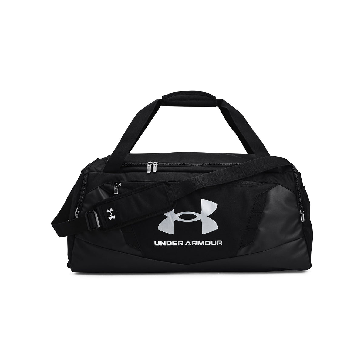 UA Undeniable 5.0 Duffle MD - Black / Black / Metallic Silver - 001