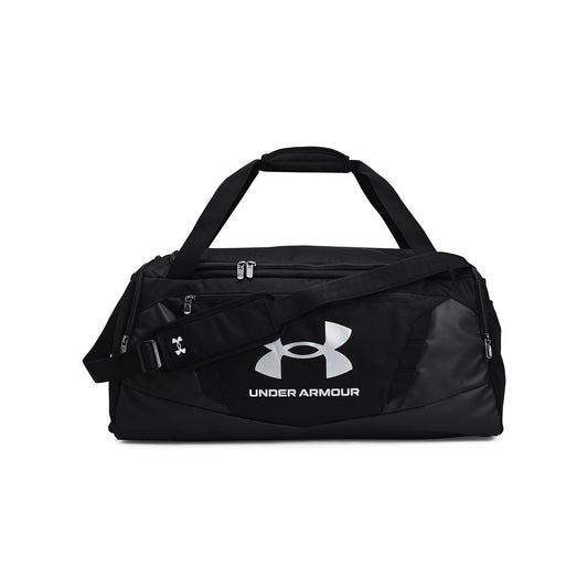 UA Undeniable 5.0 Duffle MD - Black / Black / Metallic Silver - 001