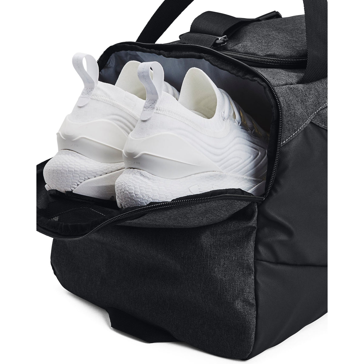 UA Undeniable 5.0 Duffle MD - שחור מלאנז' / שחור / זהב מטאלי - 002