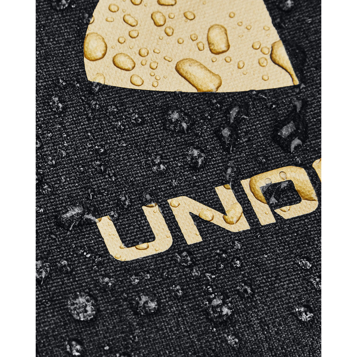 UA Undeniable 5.0 Duffle MD - שחור מלאנז' / שחור / זהב מטאלי - 002