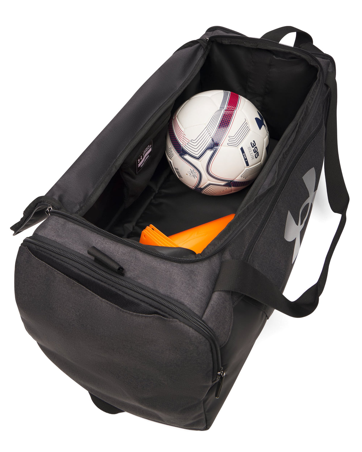 UA Undeniable 5.0 Duffle MD - שחור מלאנז' / שחור / כסף - 011