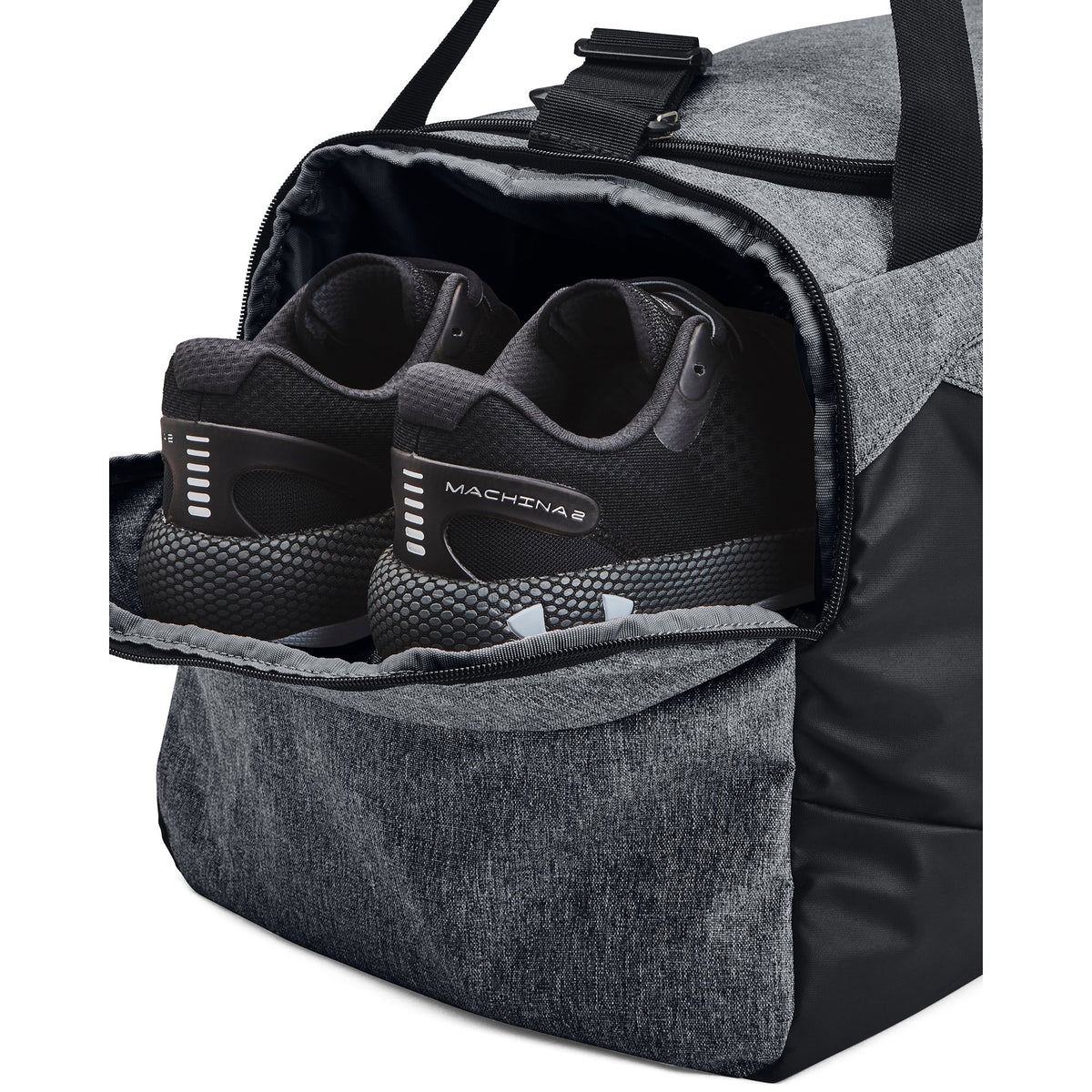 UA Undeniable 5.0 Duffle MD - אפור פחם / שחור / שחור - 012