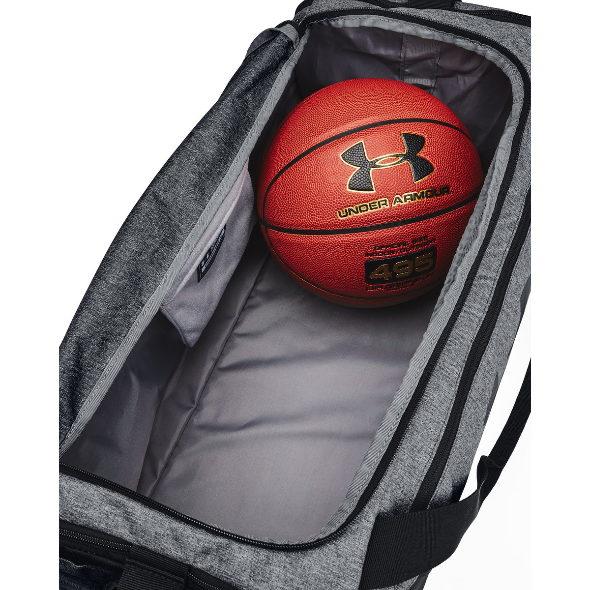UA Undeniable 5.0 Duffle MD - אפור פחם / שחור / שחור - 012