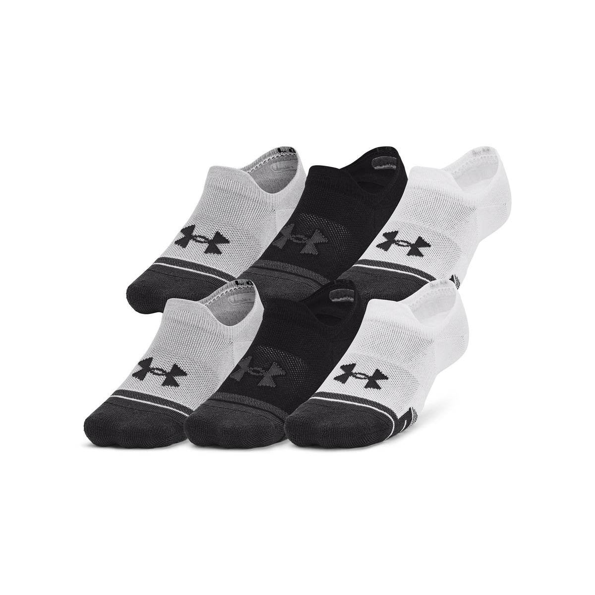UA Performance Tech 3pk ULT - Mod Gray / White / Jet Gray - 011