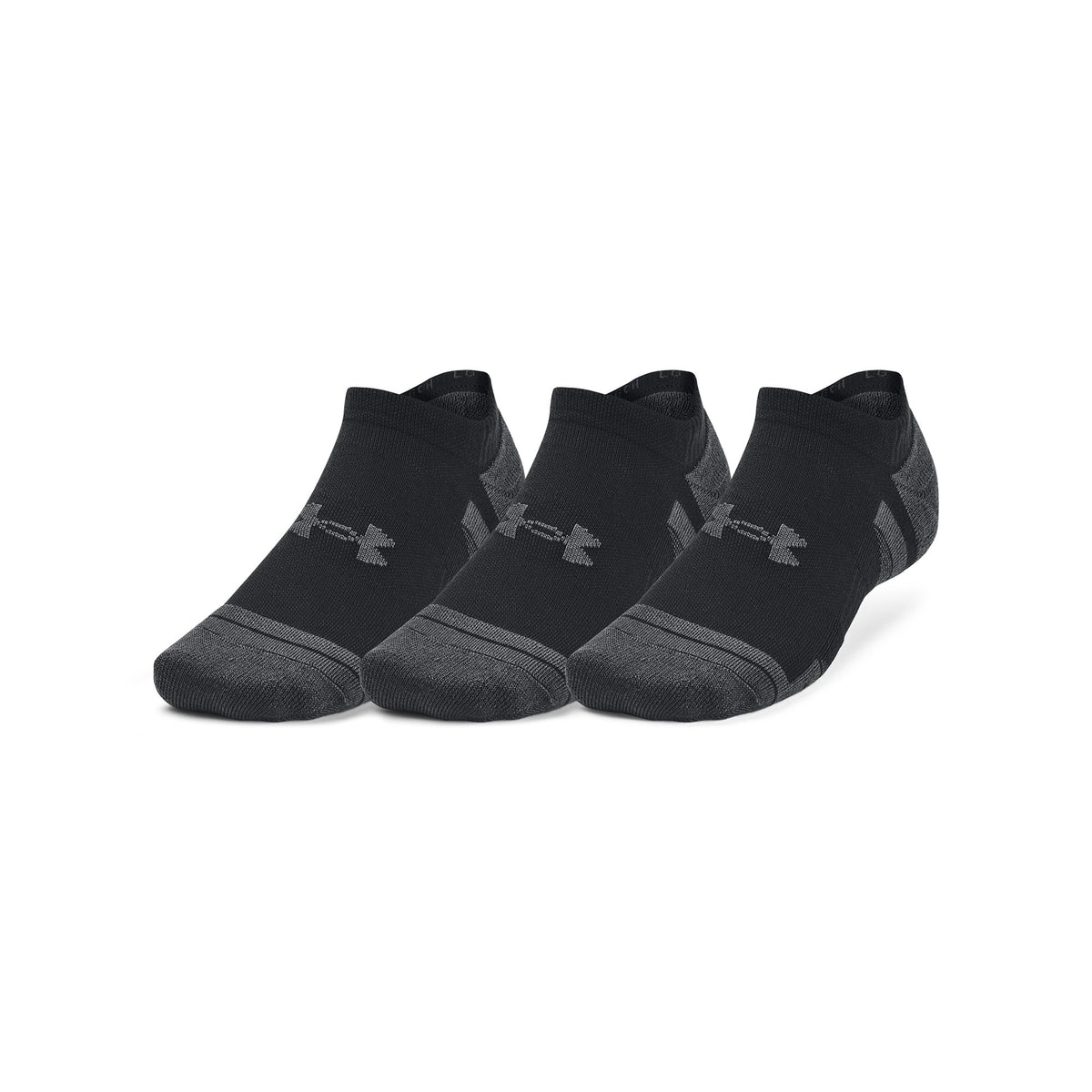 UA Performance Tech 3pk NS - Black / Black / Jet Gray - 001