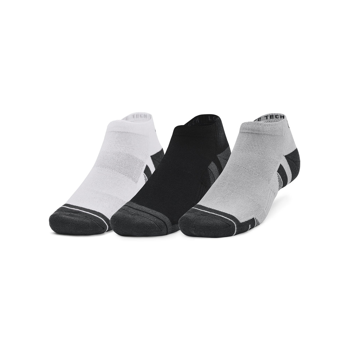 UA Performance Tech 3pk Low - Black / Black / Jet Gray - 011