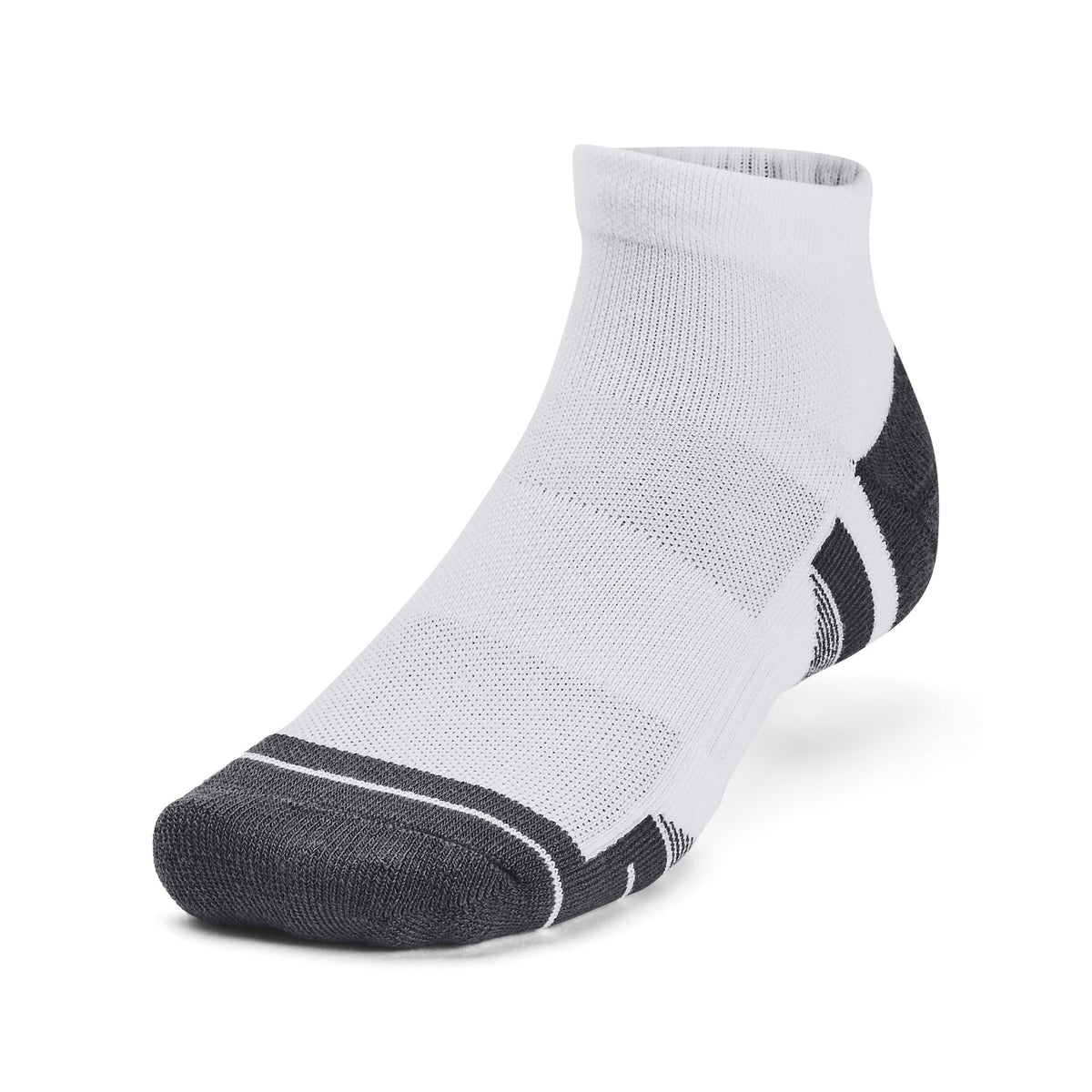 UA Performance Tech 3pk Low - לבן / לבן / אפור פחם - 100