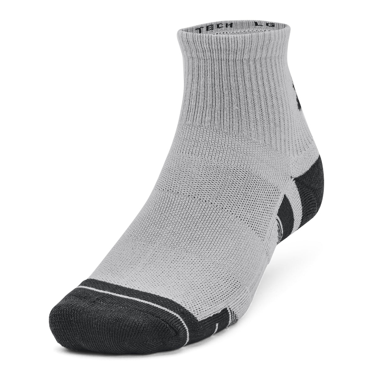 UA Performance Tech 3pk Qtr - Mod Gray / White / Jet Gray - 011