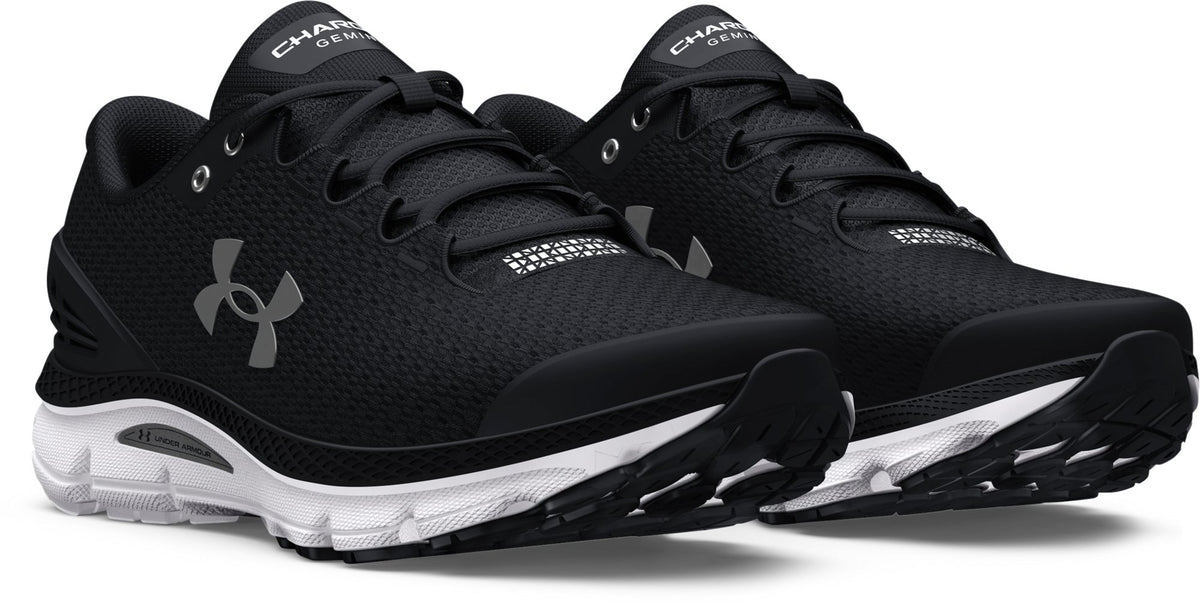 UA Charged Gemini - Black / White / Metallic Silver - 001