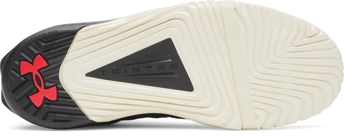 UA TriBase Reign 6 - Black / Racer Red - 004