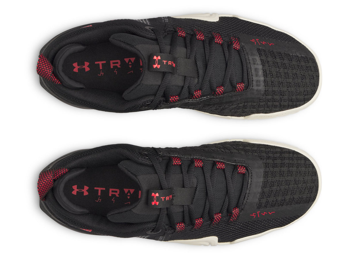 UA TriBase Reign 6 - Black / Racer Red - 004