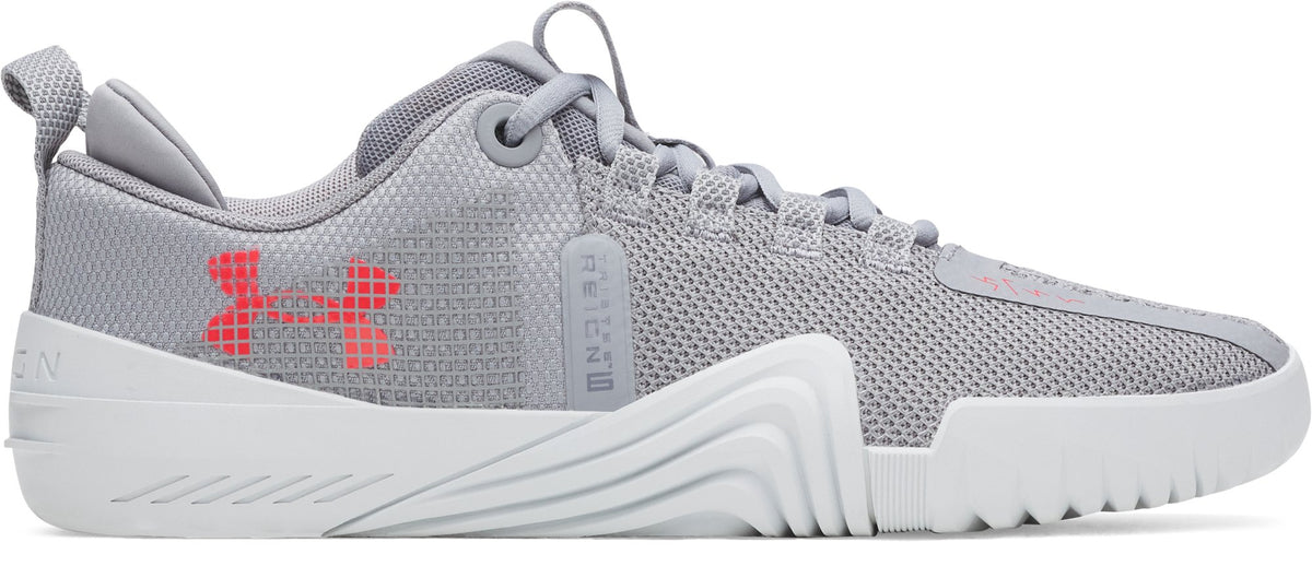 UA TriBase Reign 6 - Gray / Racer Red - 035