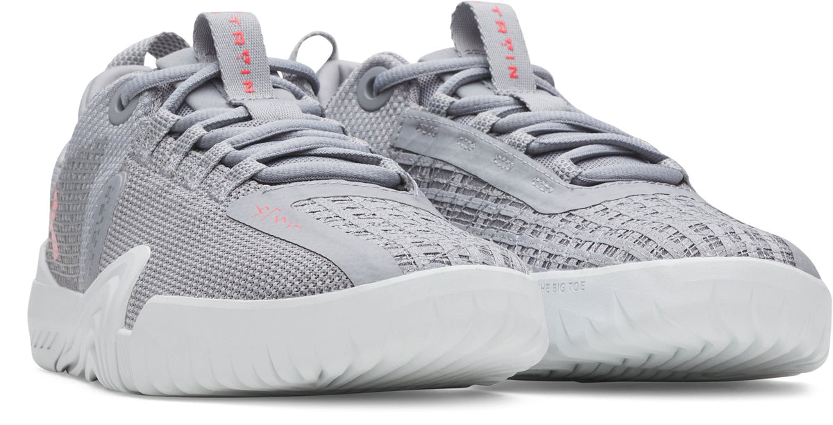 UA TriBase Reign 6 - Gray / Racer Red - 035
