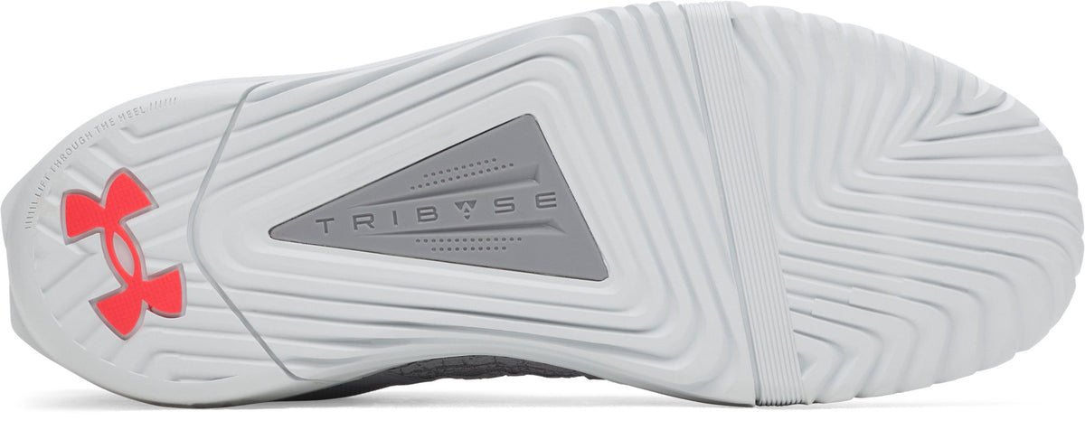 UA TriBase Reign 6 - Gray / Racer Red - 035