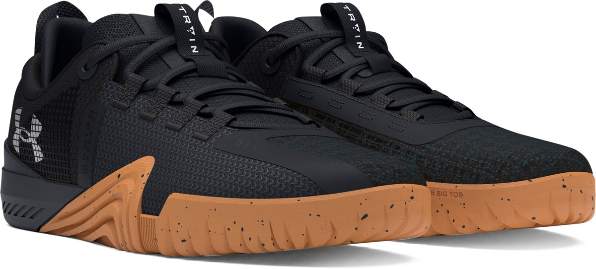 UA W TriBase Reign 6 - Black / Anthracite / Metallic Silver - 001
