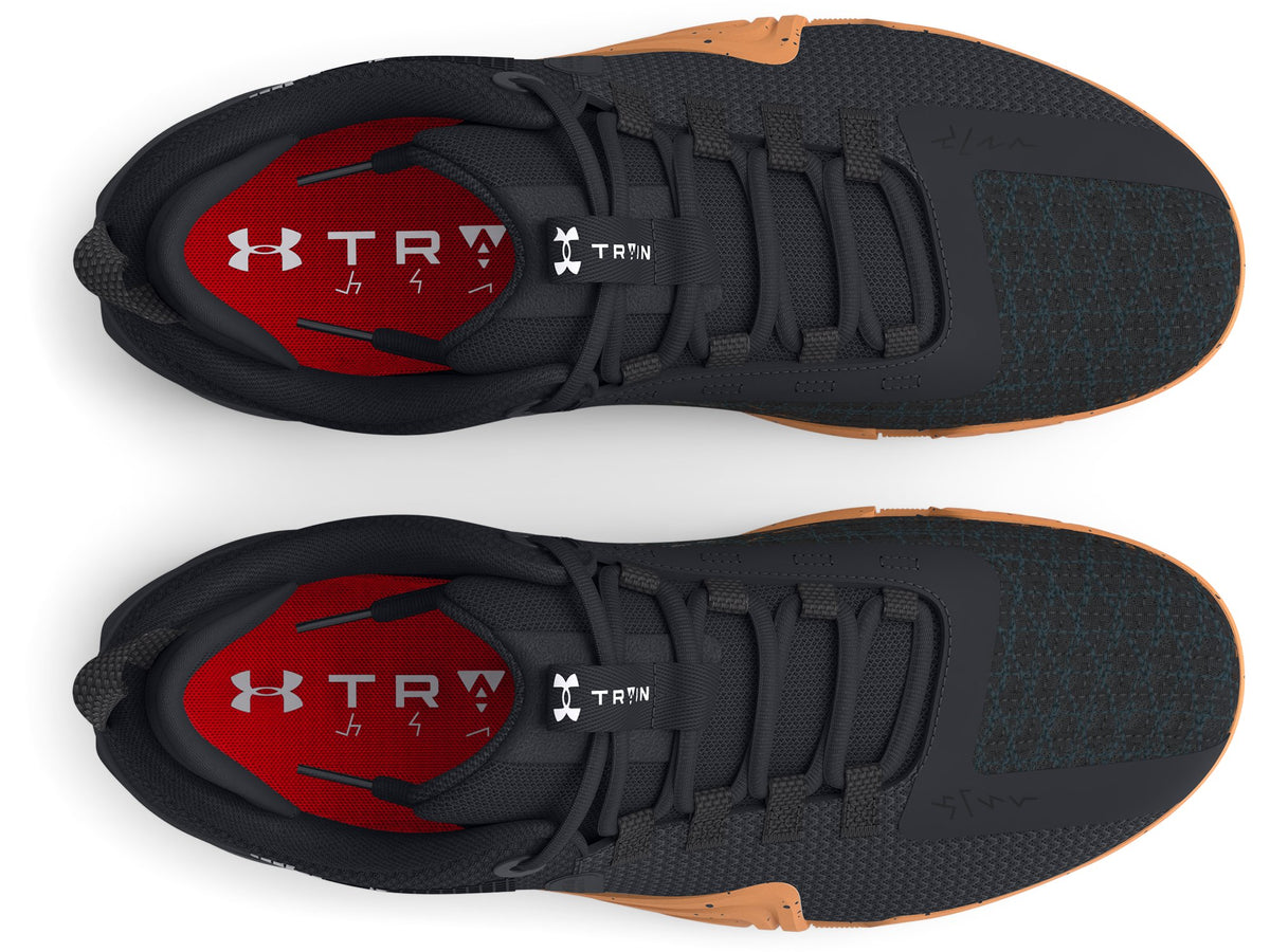UA W TriBase Reign 6 - Black / Anthracite / Metallic Silver - 001
