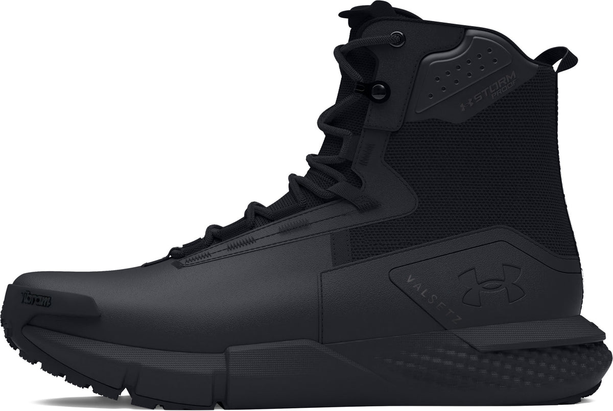 UA Charged Valsetz WP Zip - Black / Black / Jet Gray - 001