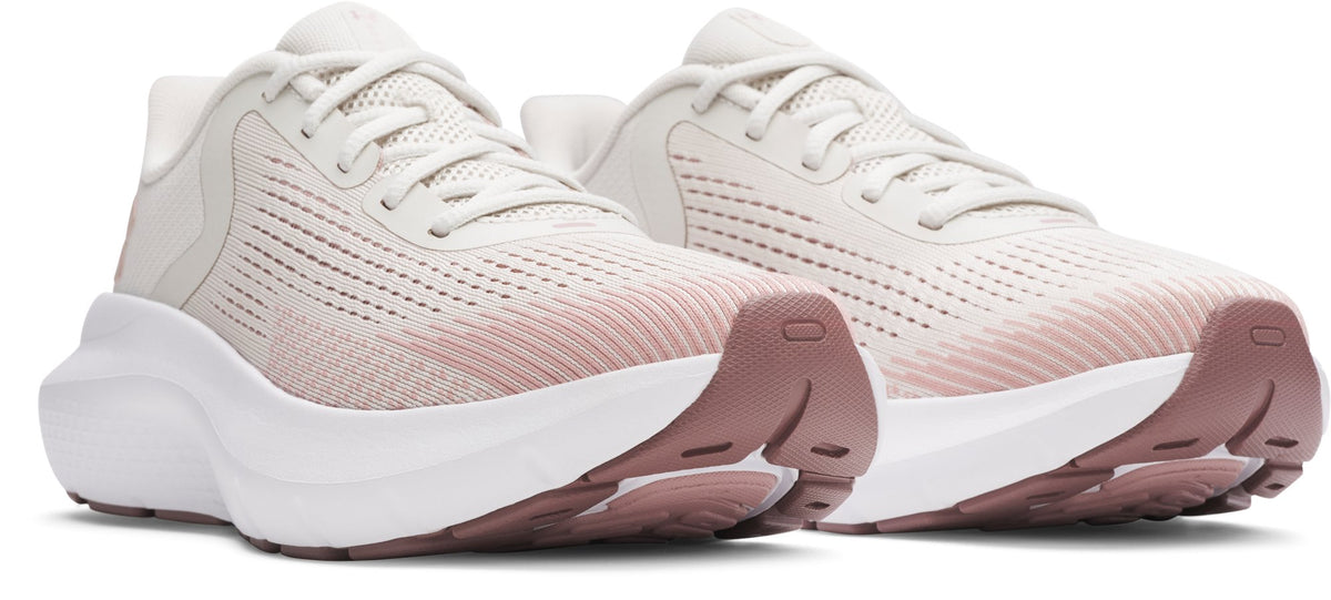 UA W Charged Rogue 5 - Summit White / Maroon Mist / Tourmaline Pink - 110
