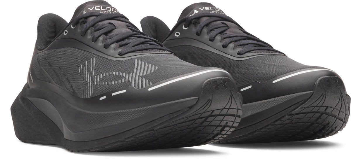 UA Velociti Distance - Black / Black / Metallic Gun Metal - 001