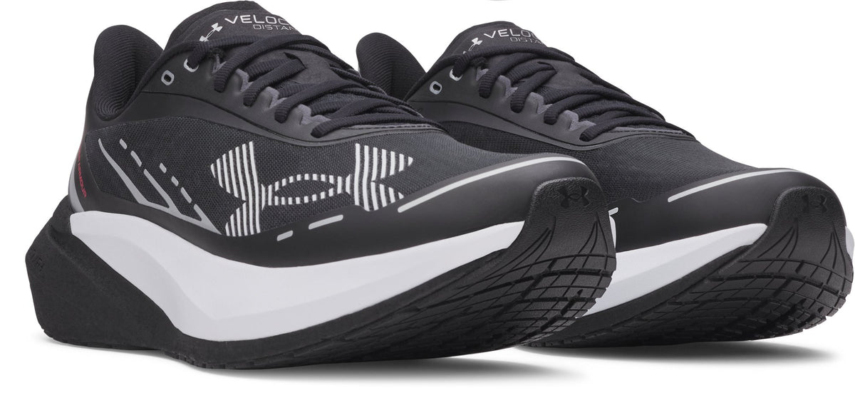 UA Velociti Distance - Black / Black / White - 002