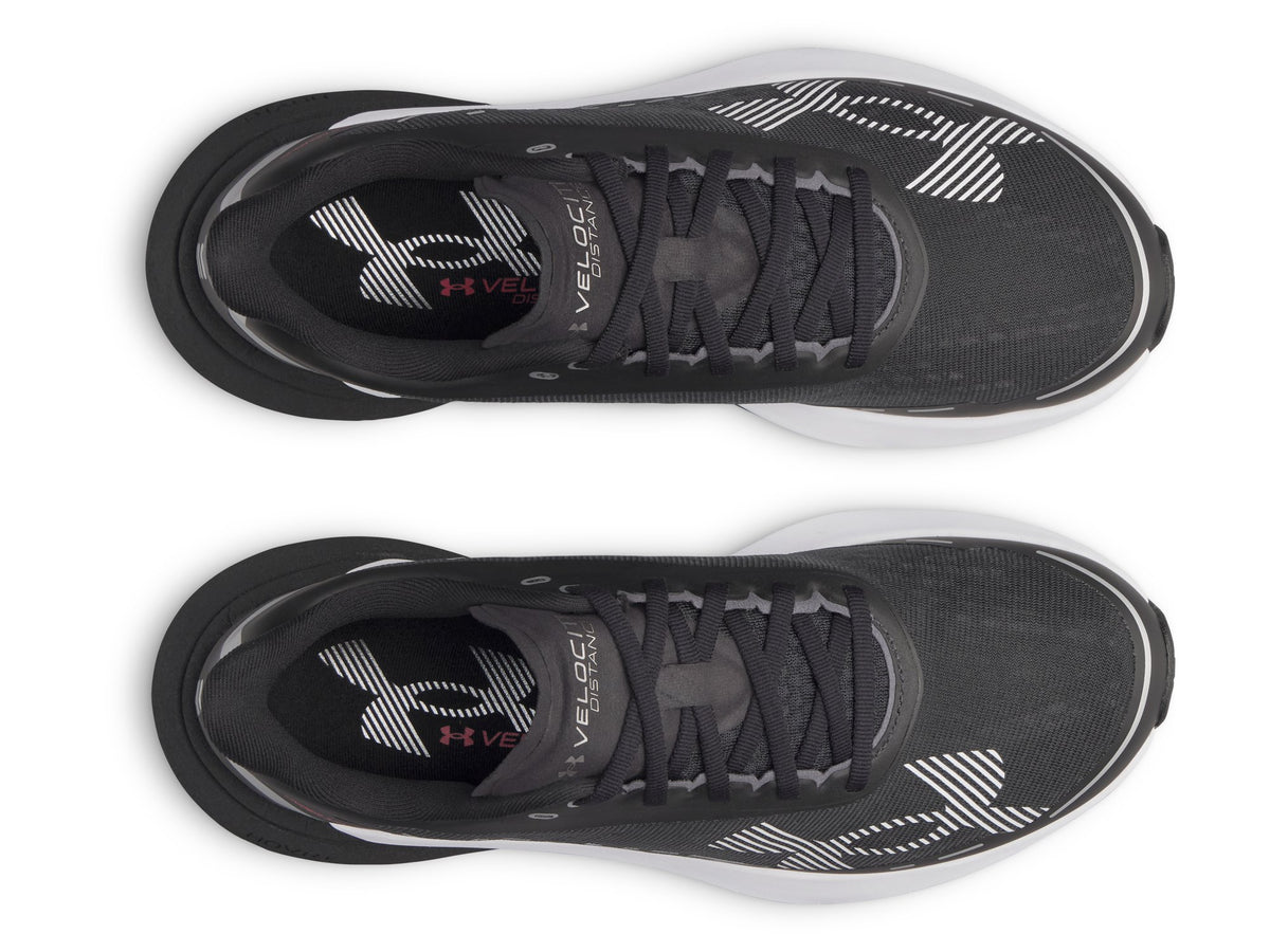 UA Velociti Distance - Black / Black / White - 002