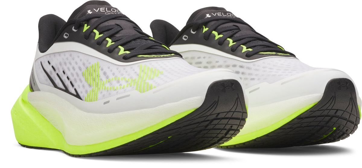 UA Velociti Distance - White / High Vis Yellow / High Vis Yellow - 102
