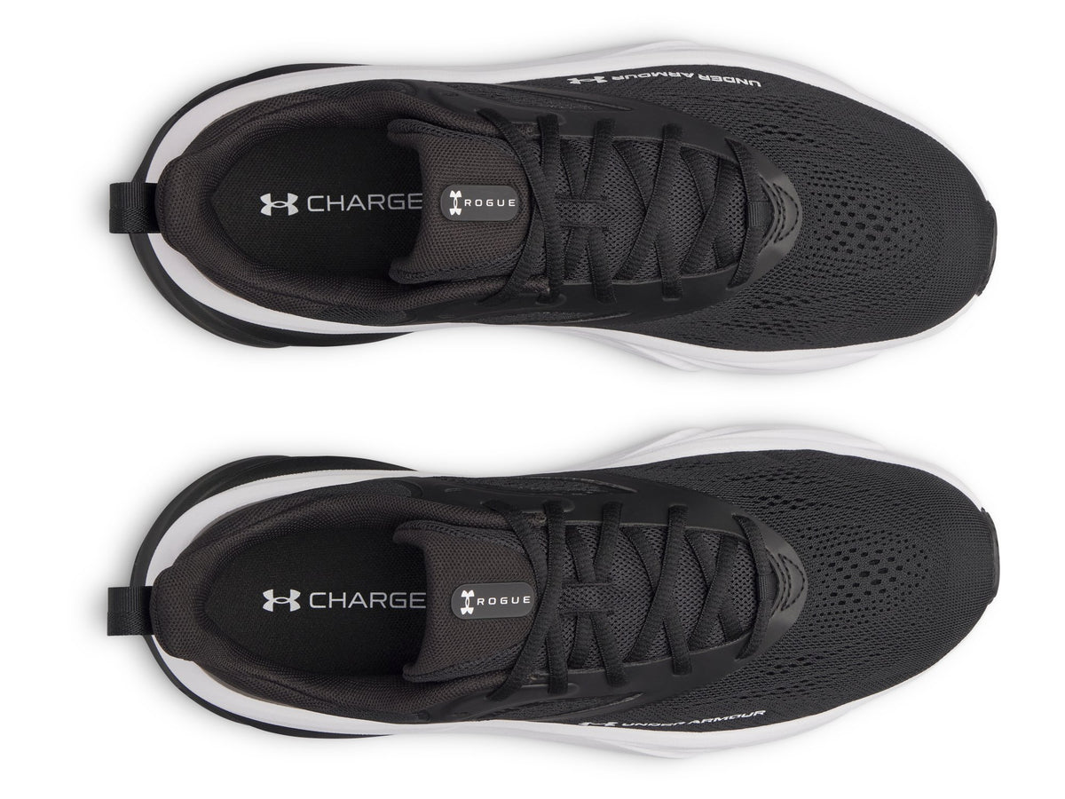 UA Rogue 6 - Black / Black / White - 001