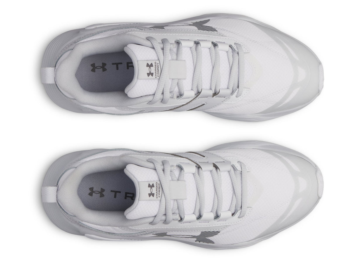UA Charged Commit TR 5 - White / Halo Gray / Castlerock - 100