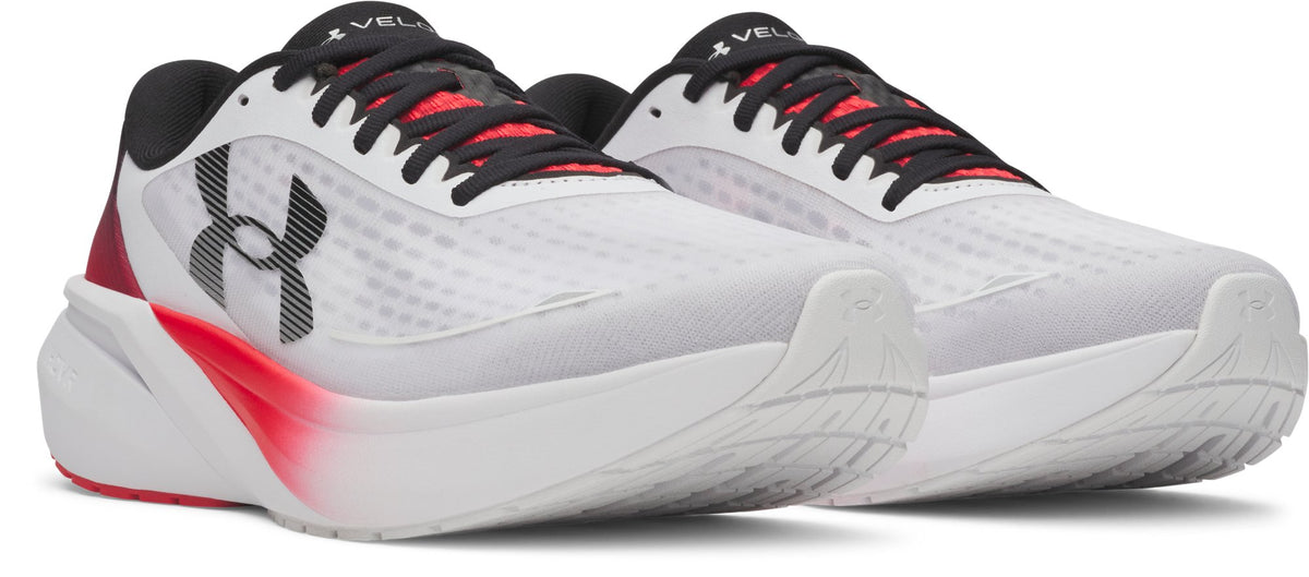 UA Velociti Pace - White / Racer Red / Black - 102
