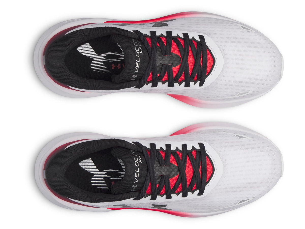 UA Velociti Pace - White / Racer Red / Black - 102