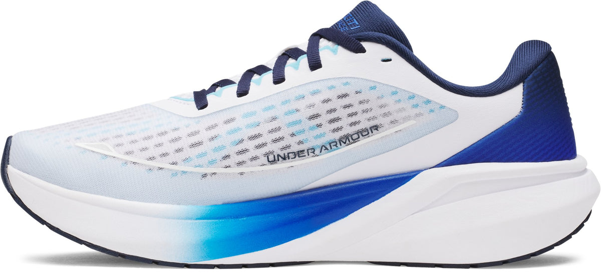 UA Velociti Pace - White / Refresh Mint / Electric Tangerine - 105