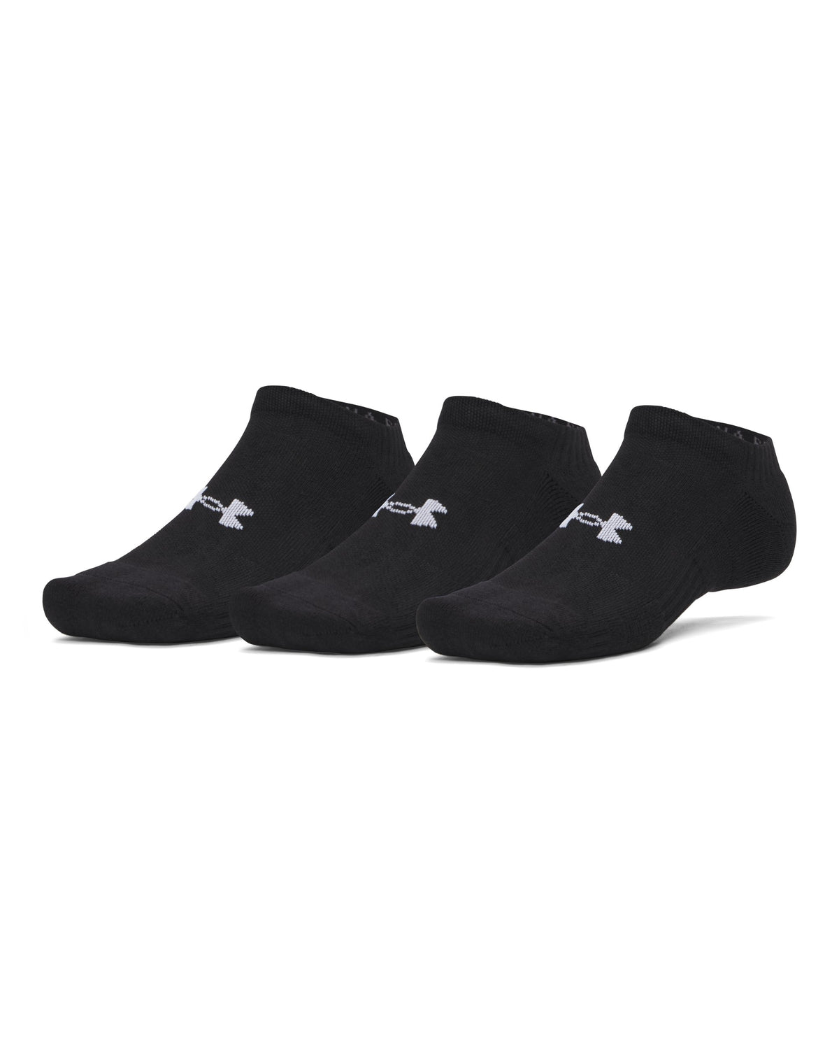 UA Performance Cotton 3pk NS - Ultimate Black / Ultimate Black / White - 008
