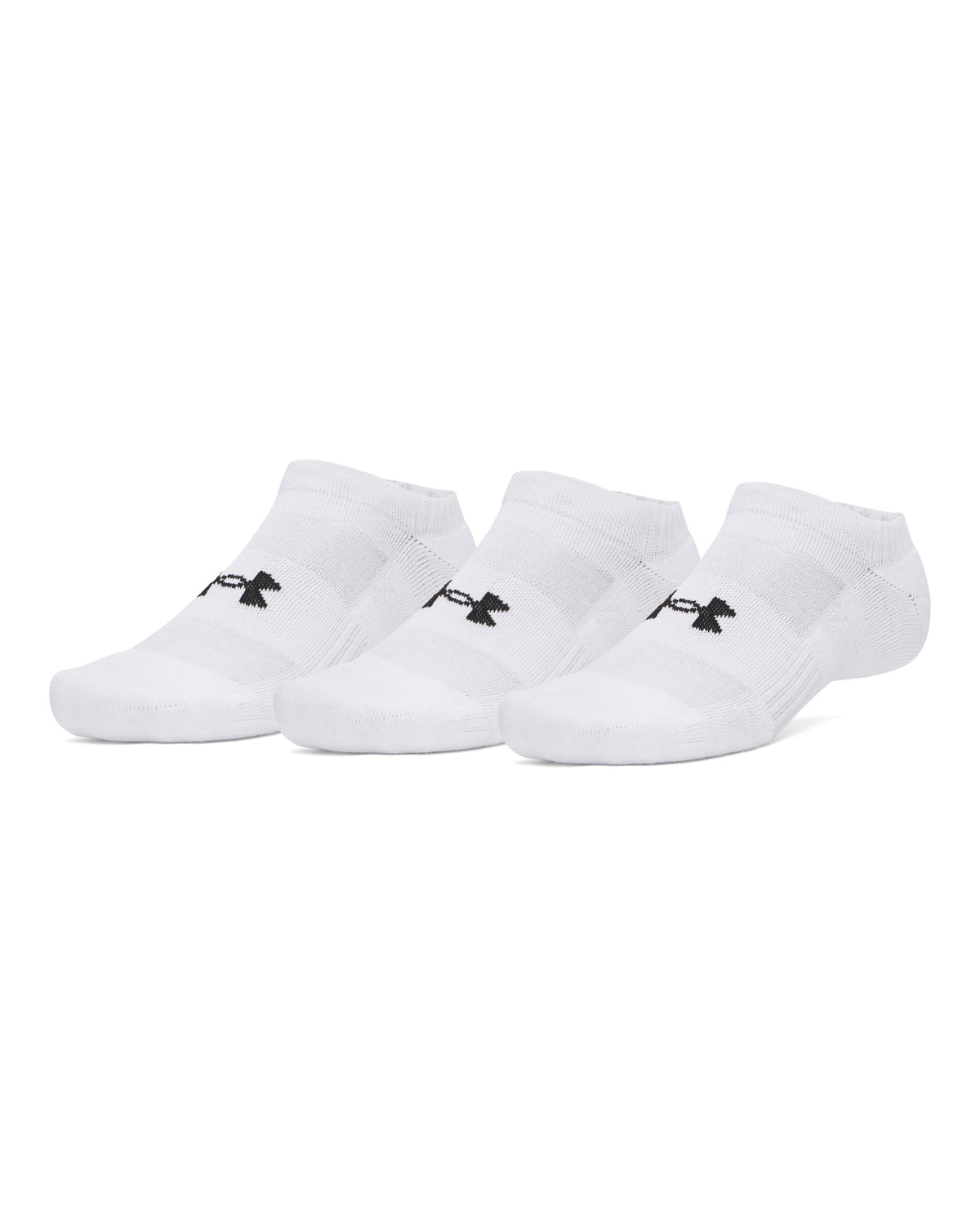 UA Performance Cotton 3pk NS - White / Ultimate Black - 100