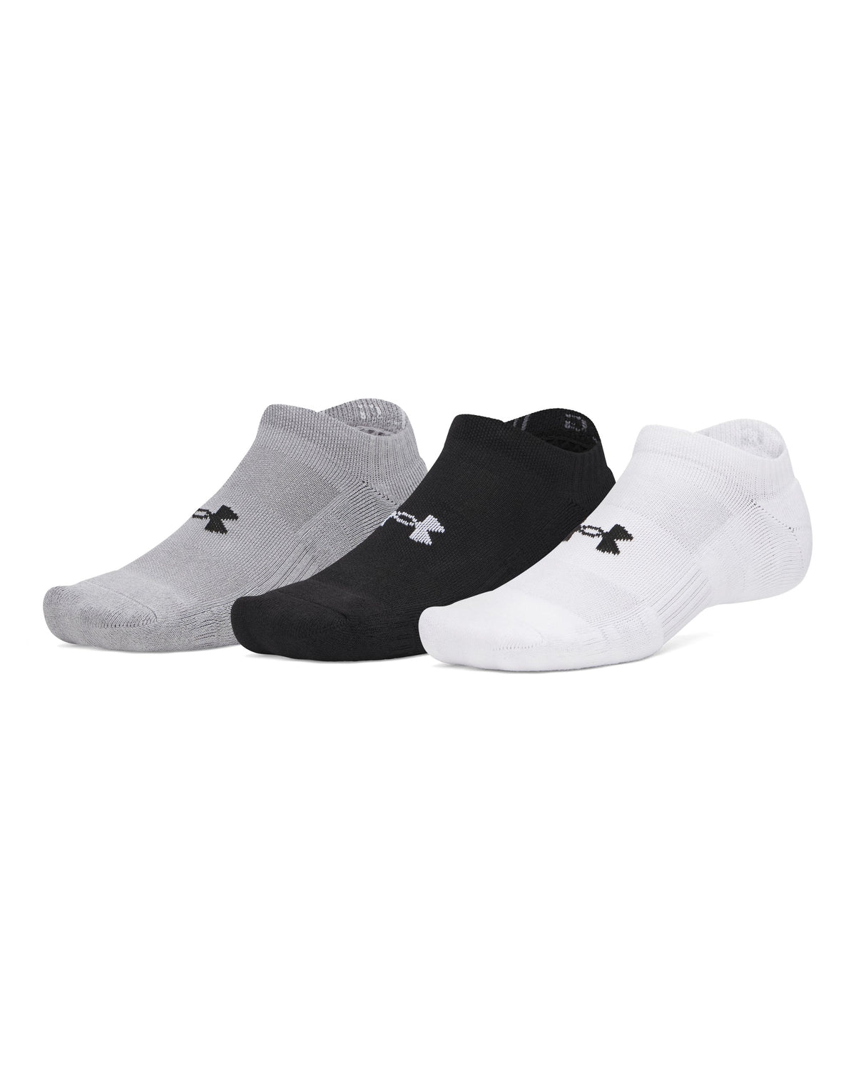 UA Performance Cotton 3pk NS - White / White / Ultimate Black - 101
