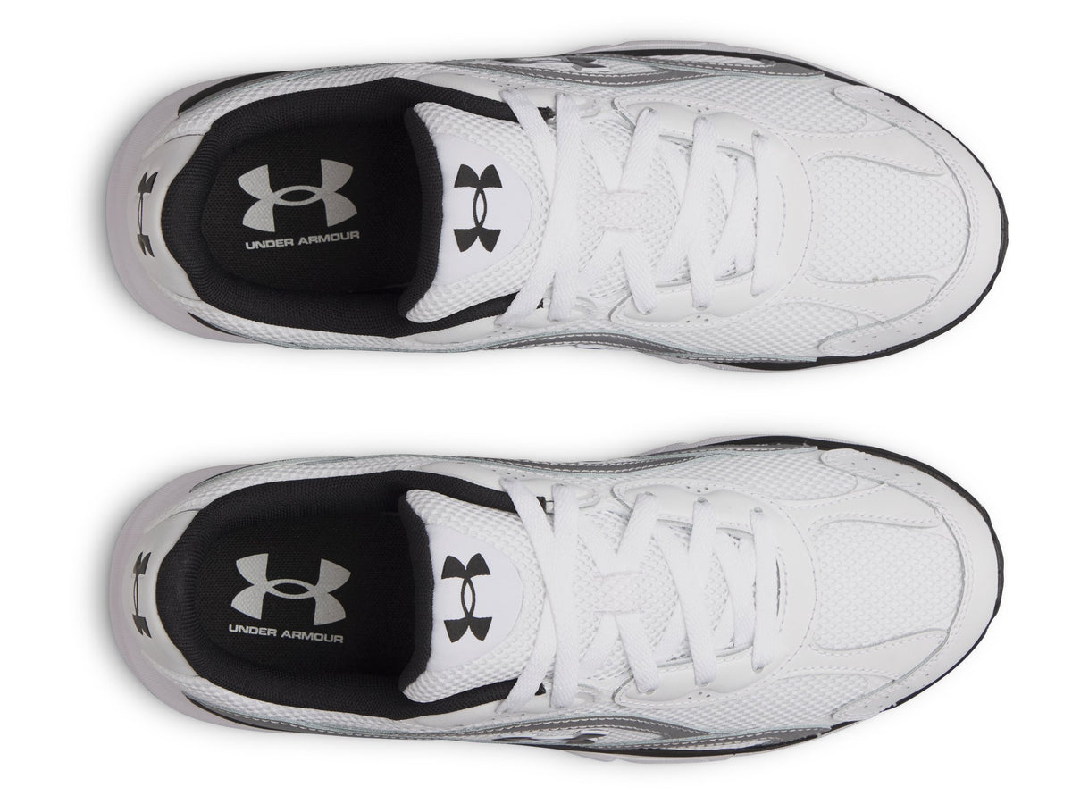 UA Tech Runner - White / Metallic Silver / Black - 102