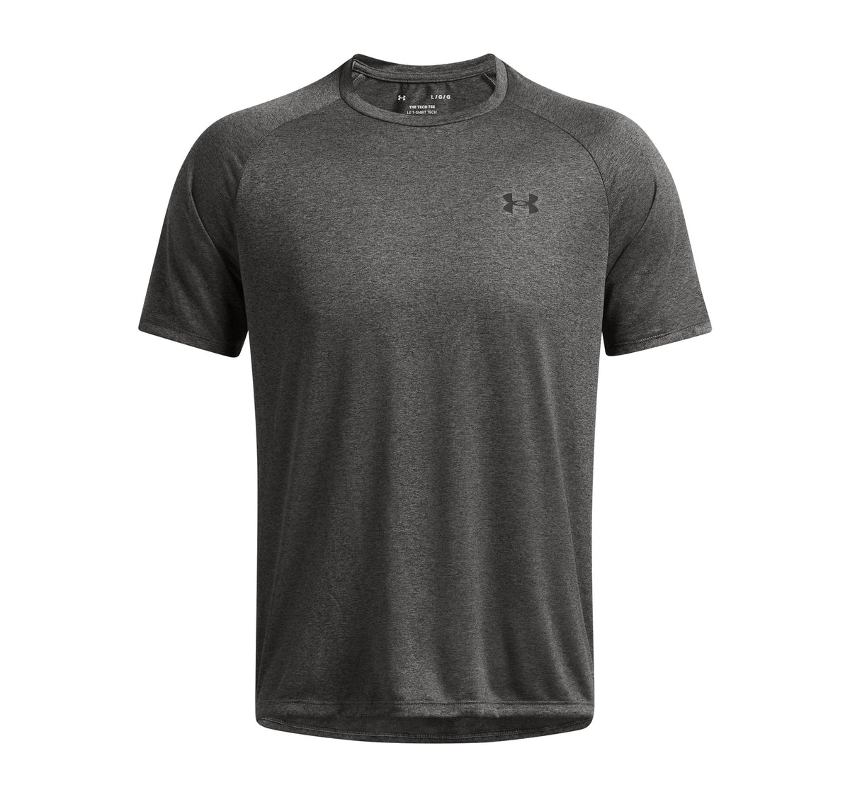 UA Tech 2.0 SS Tee - Carbon Heather / Black - 090