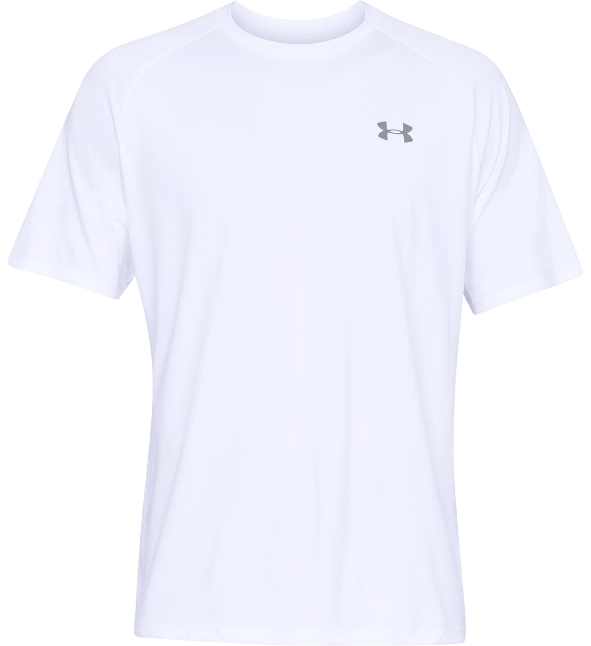 UA Tech 2.0 SS Tee - White / Overcast Gray - 100
