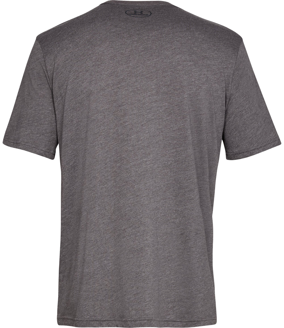 UA M SPORTSTYLE LC SS - Charcoal Medium Heather / Black - 019