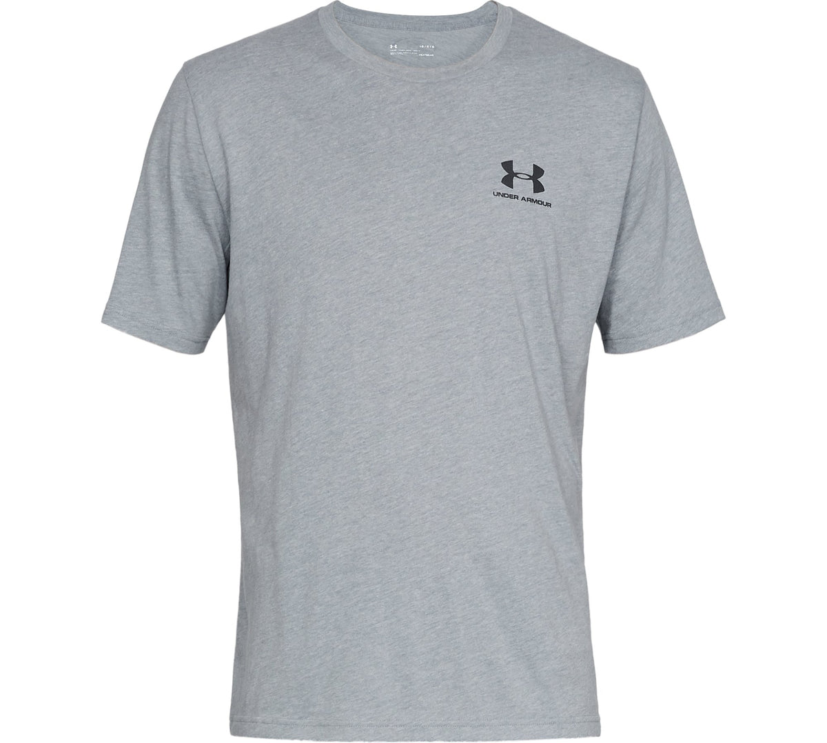 UA M SPORTSTYLE LC SS - Steel Light Heather / Black - 036
