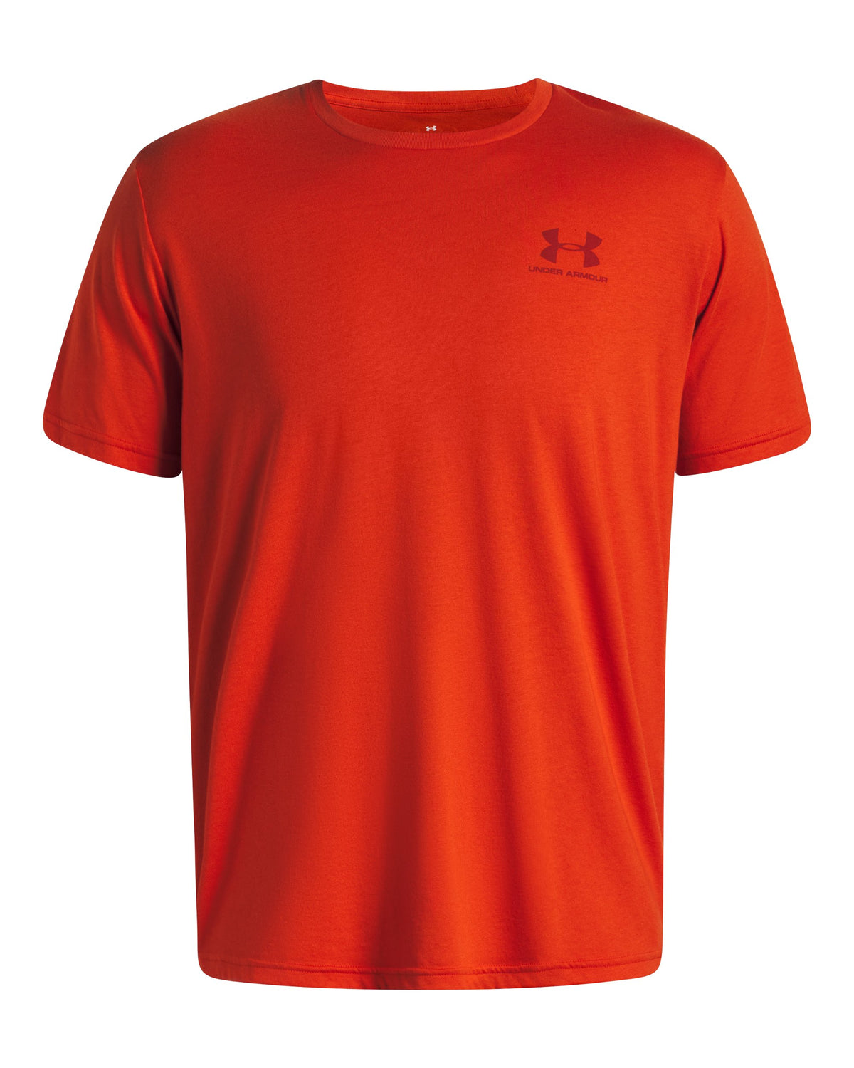 UA M SPORTSTYLE LC SS - Orange / Cinna Red - 842