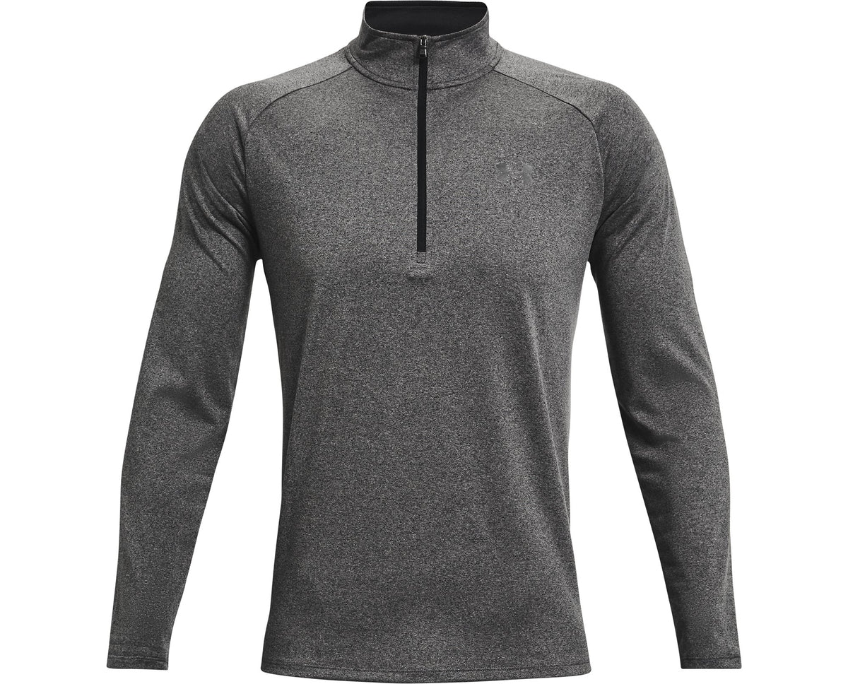 UA Tech 2.0 1/2 Zip - Carbon Heather / Black - 090