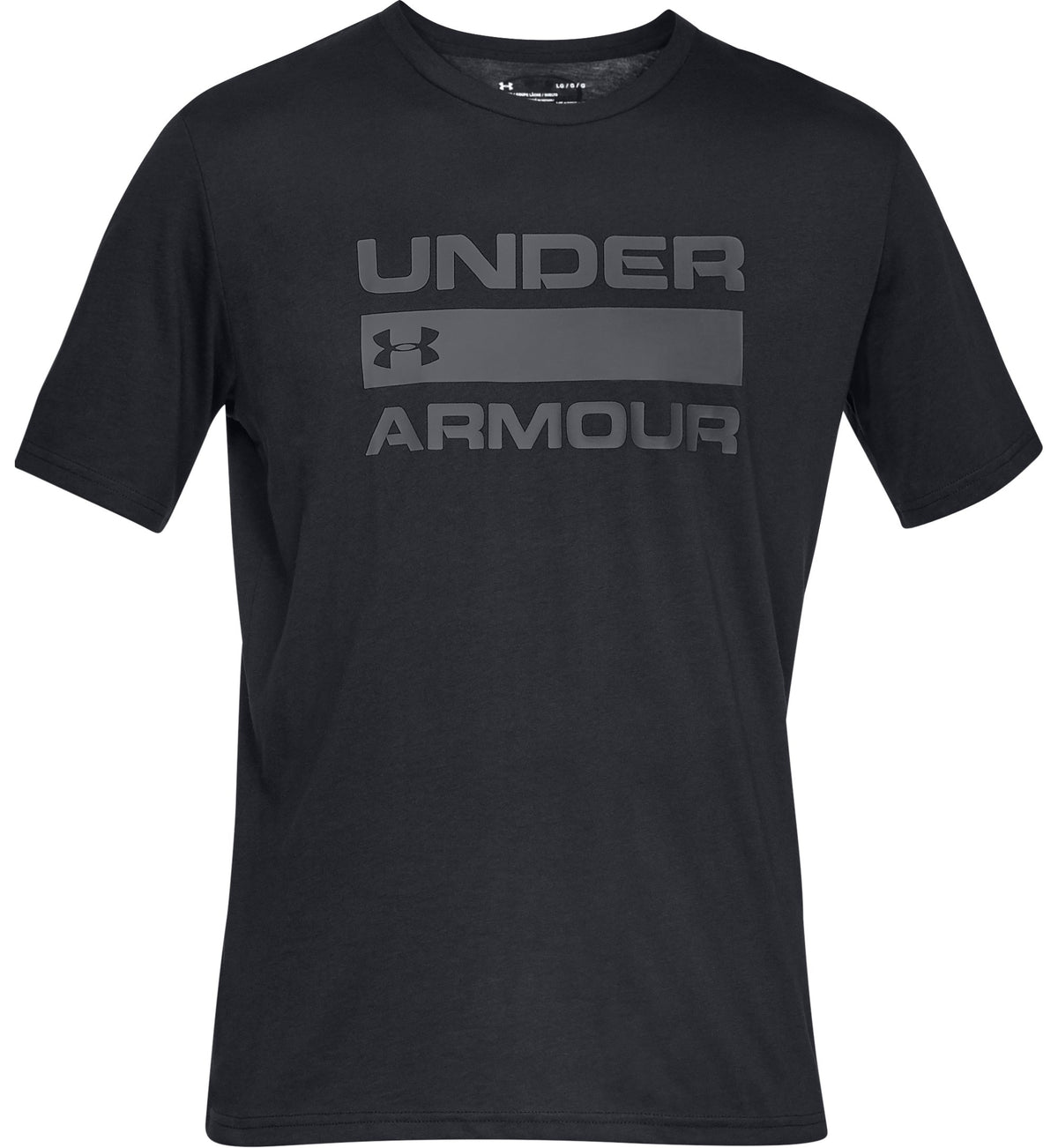 UA TEAM ISSUE WORDMARK SS - Black / Graphite - 001