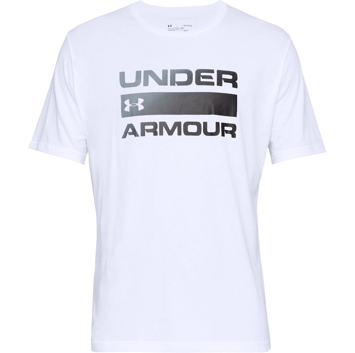 UA TEAM ISSUE WORDMARK SS - White / Elemental - 100