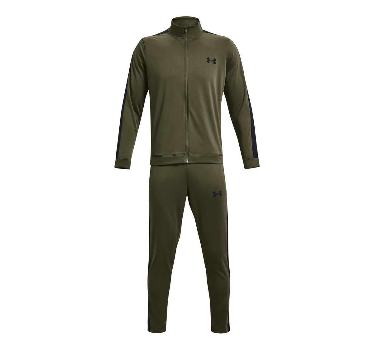 UA Rival Knit Track Suit - Marine OD Green / Black / Black - 390