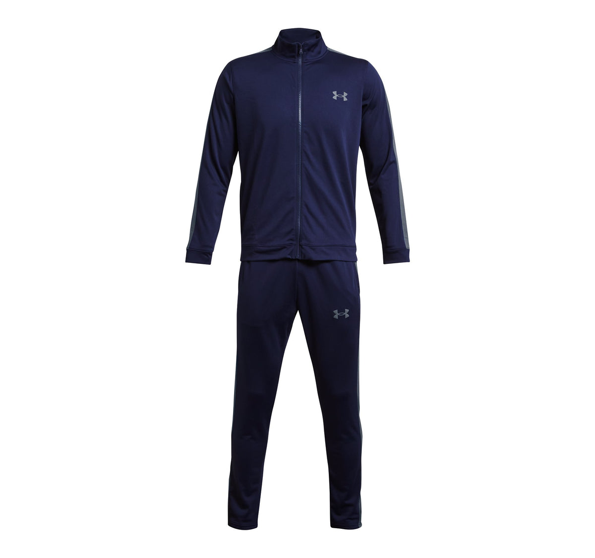 UA Rival Knit Track Suit - Midnight Navy / Downpour Gray / Downpour Gray - 410