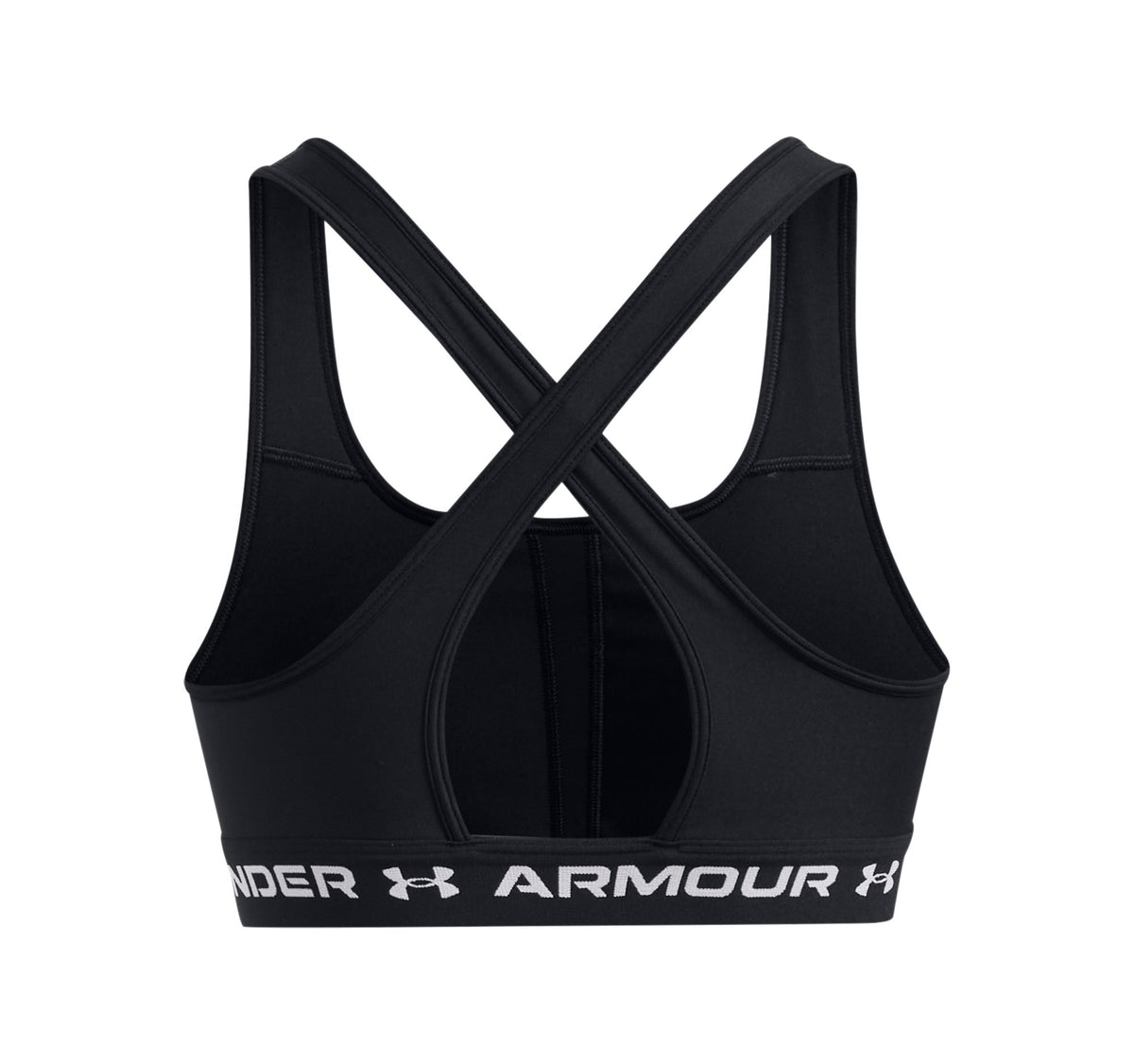 Crossback Mid Bra - Black / White - 006