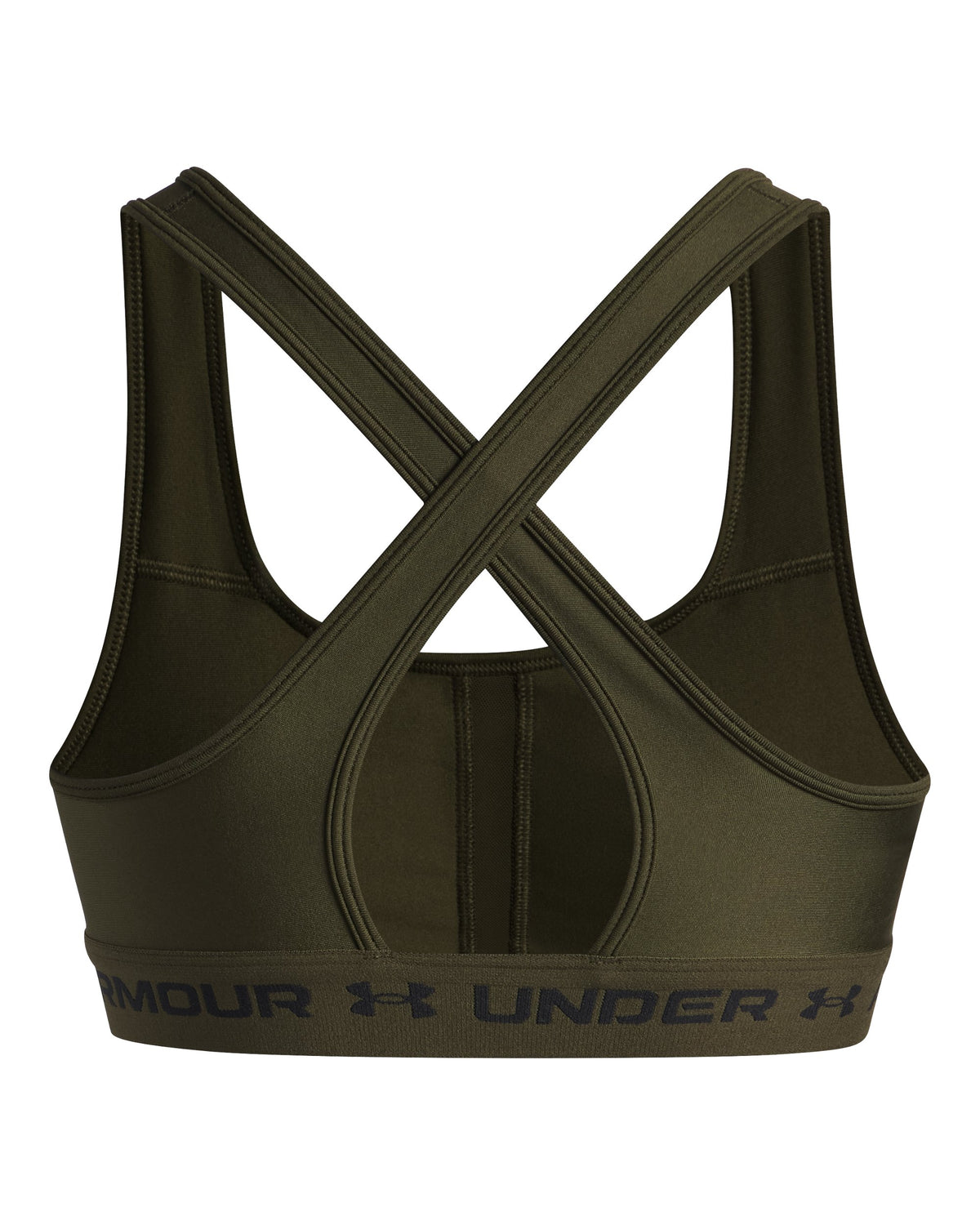 Crossback Mid Bra - Green / Black - 308